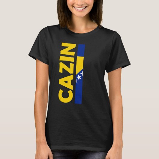 CazinボスニアヘルツェゴビナSarajevo Balkan Bosnians Tシャツ (正面)