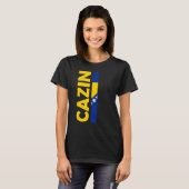 CazinボスニアヘルツェゴビナSarajevo Balkan Bosnians Tシャツ (正面フル)