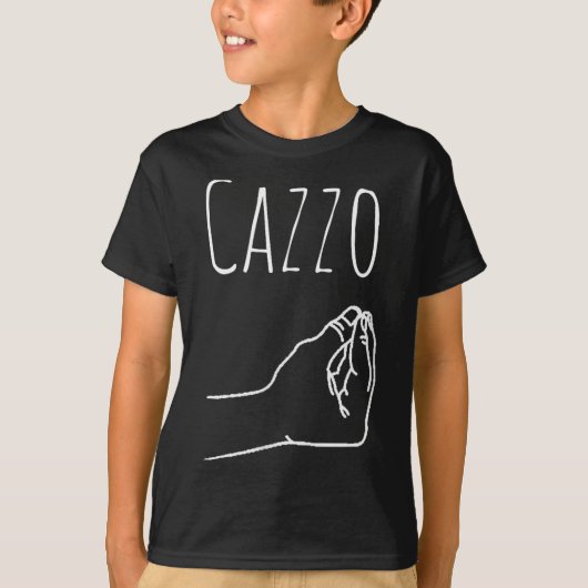 Cazzo Words In Italian Funny Quote Italy Gift  Tシャツ (正面)