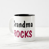 CBの祖母はマグを揺すります ツートーンマグカップ (正面左)