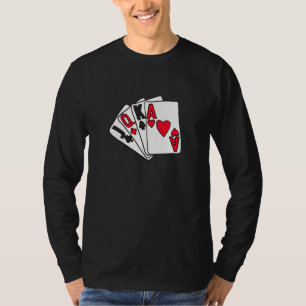 CBの賭博カードワイシャツ Tシャツ