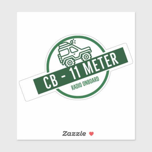 CBラジオ11メートル機上 シール (シート)