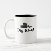 CBラジオTシャツとギフト。 ツートーンマグカップ (左)