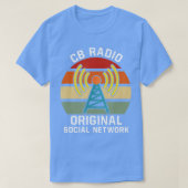 CB無線オリジナルソーシャルネットワークHAM無線 Tシャツ (デザイン正面)