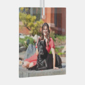 CB用カネコルソ犬の特注 ガラスオーナメント (正面右)