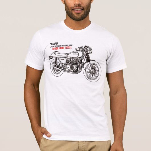 CB500 Four 1973. Tシャツ (正面)