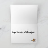 CB – 山おもしろい木誕生日カード カード (内部)