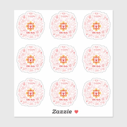 CBCキッズドードルステッカー シール (シート)