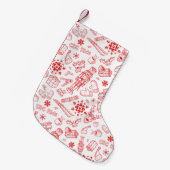 CBCキッズホリデイ スモールクリスマスストッキング (正面 (吊り時))