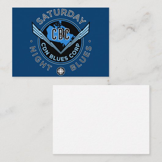 CBCサタデーナイトブルース ノートカード (正面/裏面)