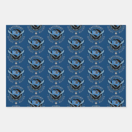 CBCサタデーナイトブルース ラッピングペーパーシート (正面3)