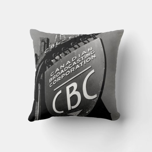 CBCジャービス通り標識（1940年代） クッション (裏面)