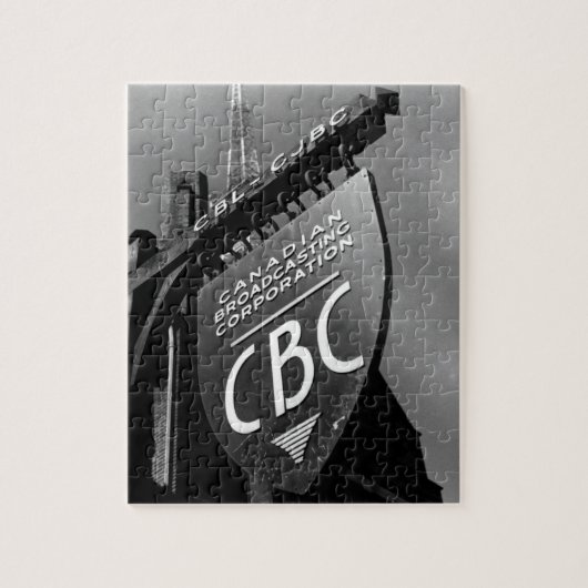 CBCジャービス通り標識(1940年代) ジグソーパズル (縦)