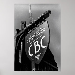 CBCジャービス通り標識（1940年代） ポスター