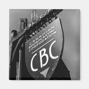 CBCジャービス通り標識（1940年代） マグネット