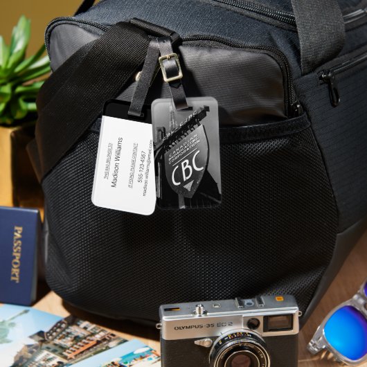 CBCジャービス通り標識（1940年代） ラゲッジタグ (正面&裏面)