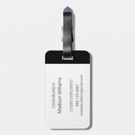 CBCスペシャル – 1978プロモーショングラフィック ラゲッジタグ (裏面縦)