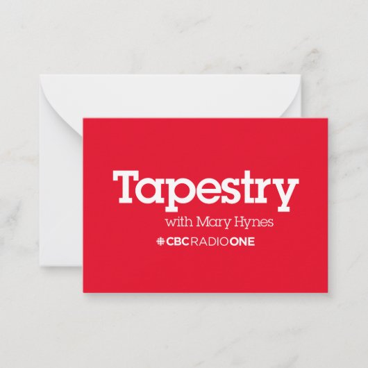 CBCタペストリー ノートカード (正面)