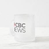 CBCニュース フロストグラスマグカップ (正面左)