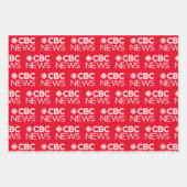 CBCニュース ラッピングペーパーシート (正面3)