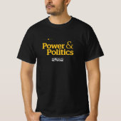 CBCパワー&ポリティックスTシャツ Tシャツ (正面)