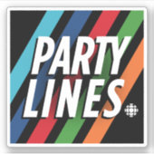 CBCパーティーラインステッカー シール (正面)