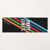 CBCパーティー線 ヨガマット (正面(横))