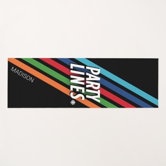 CBCパーティー線 ヨガマット (正面(横))