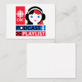 CBCポッドキャスト再生リスト ノートカード (正面/裏面)