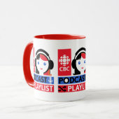 CBCポッドキャスト再生リスト マグカップ (正面左)