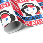 CBCポッドキャスト再生リスト ラッピングペーパー (ロールコーナー)