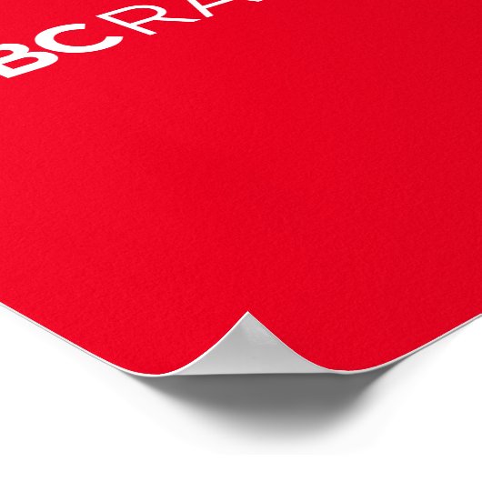 CBCラジオ1 ポスター (角)