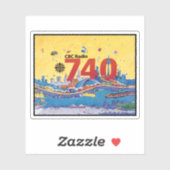 CBCラジオ740ステッカー シール (シート)