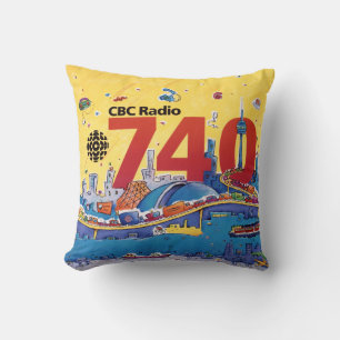 CBCラジオ740 - 1980プロモーショングラフィック クッション