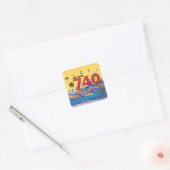 CBCラジオ740 - 1980プロモーショングラフィック スクエアシール (封筒)