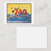 CBCラジオ740 - 1980プロモーショングラフィック ノートカード (正面/裏面)