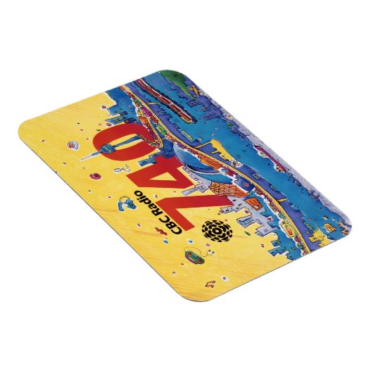 CBCラジオ740 - 1980プロモーショングラフィック マグネット (右側)