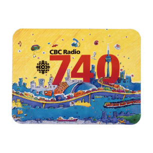 CBCラジオ740 - 1980プロモーショングラフィック マグネット