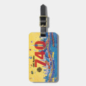 CBCラジオ740 - 1980プロモーショングラフィック ラゲッジタグ (正面縦)