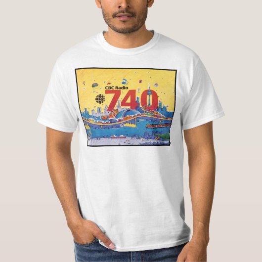 CBCラジオ740 - 1980プロモーショングラフィック Tシャツ (正面)
