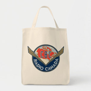 CBCレトロ1940sロゴグロッサリートート トートバッグ