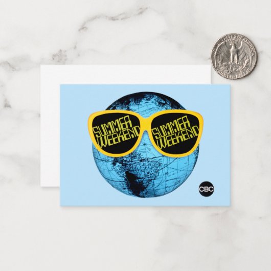 CBC夏季週末 ノートカード (正面/裏面インサイチュ)