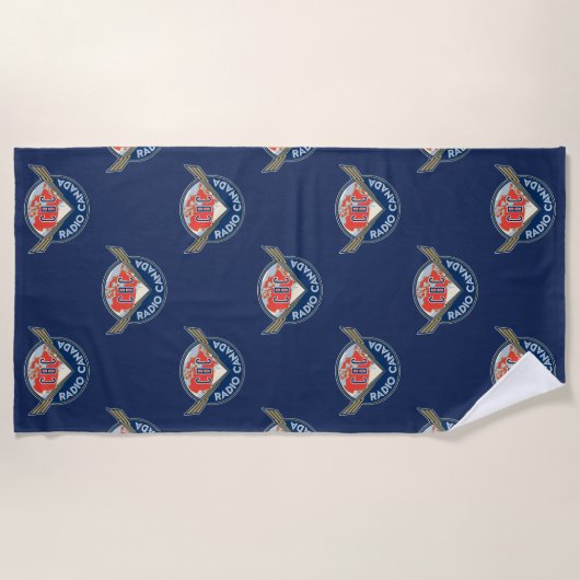 CBC 1940ロゴ ビーチタオル (正面)