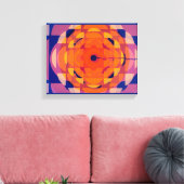 CBC 1970s様式化ロゴ キャンバスプリント (インサイチュ (リビング))