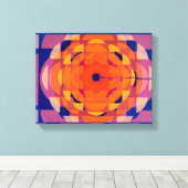 CBC 1970s様式化ロゴ キャンバスプリント (インサイチュ (ウッドフロア))