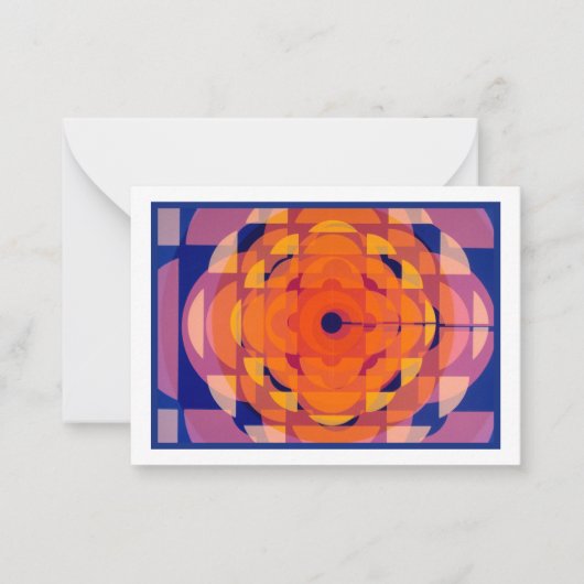 CBC 1970s様式化ロゴ ノートカード (正面)