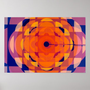 CBC 1970s様式化ロゴ ポスター