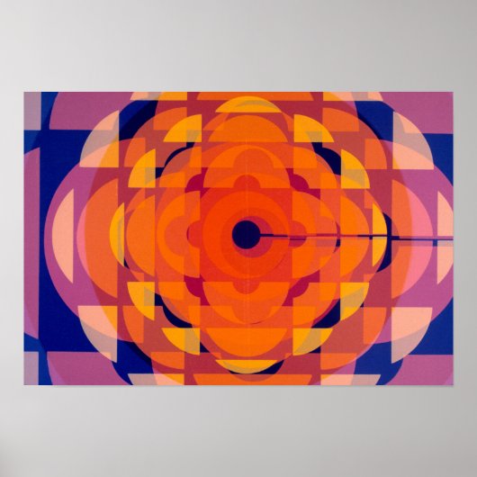 CBC 1970s様式化ロゴ ポスター (正面)