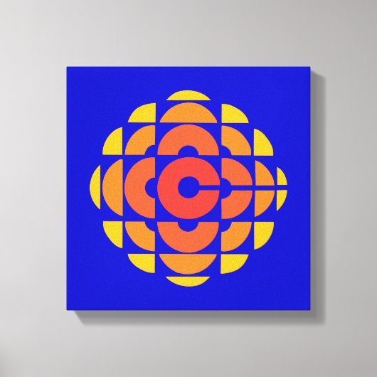 CBC 1974ロゴ キャンバスプリント (正面)