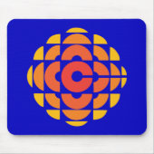 CBC 1974ロゴ マウスパッド (正面)